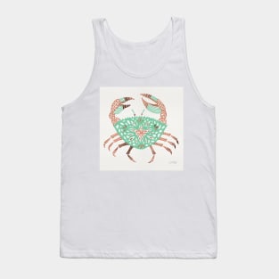 Rose Gold Mint Crab Tank Top